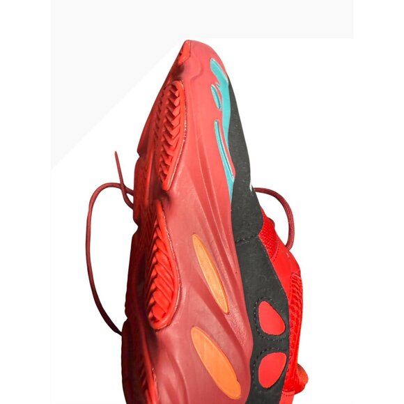 Adidas Yeezy Boost 700 V1 Hi-Res Red Sneakers Size 7 Mens US Retired - Picture 4 of 16